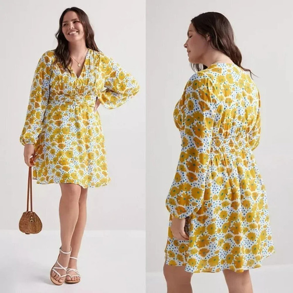 Anthropologie Vera Buttercup Mini Dress Size XS - Picture 3 of 16